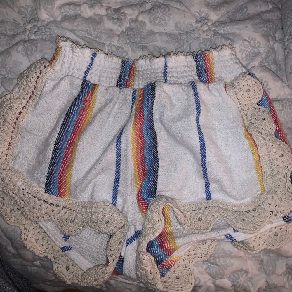 Cute striped comfy shorts